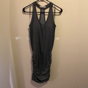 Small ruched Athleta dress. Flattering!